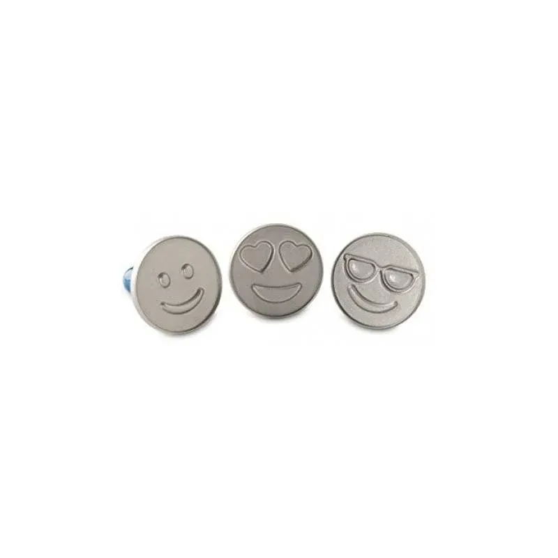 Nordic Ware Emoji Cookie Stamps Set of 2 Happy Faces