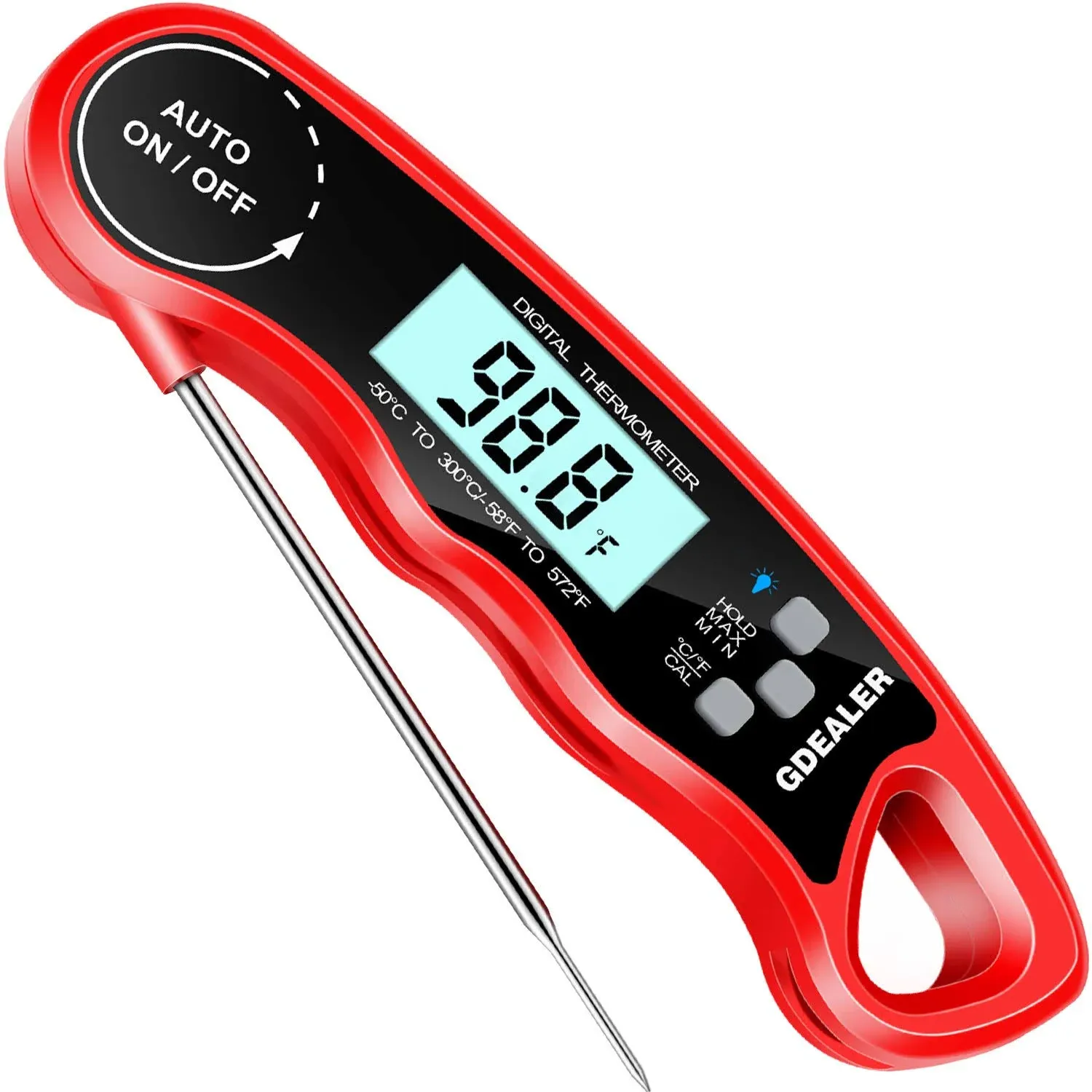 Internal Meat Thermometer Long Probe Instant Read Fast Meat Digital