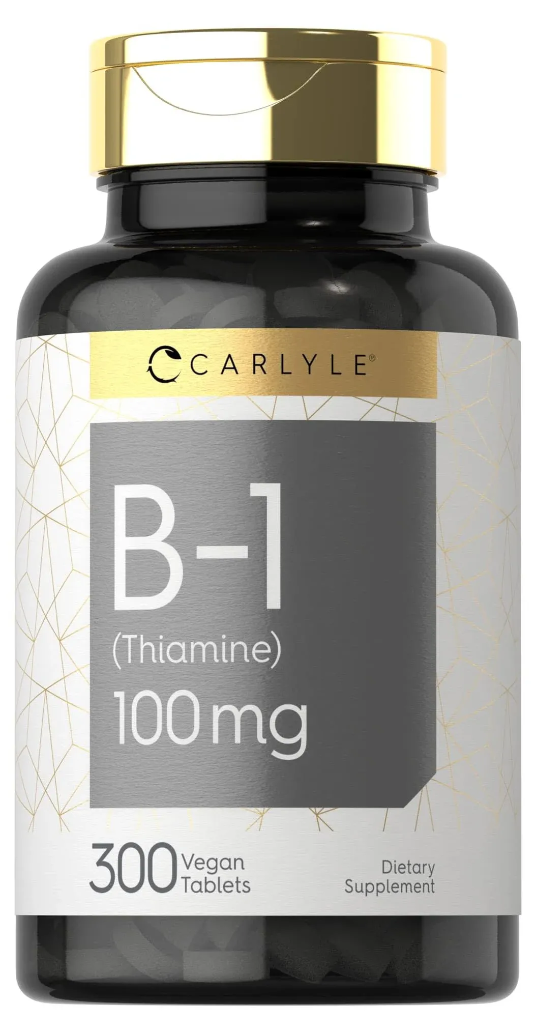 Carlyle Thiamine Supplement 100mg 300 Tablets