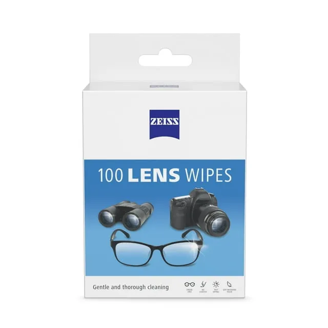 Pre-Moistened Lens Wipes Cleaning Zeiss