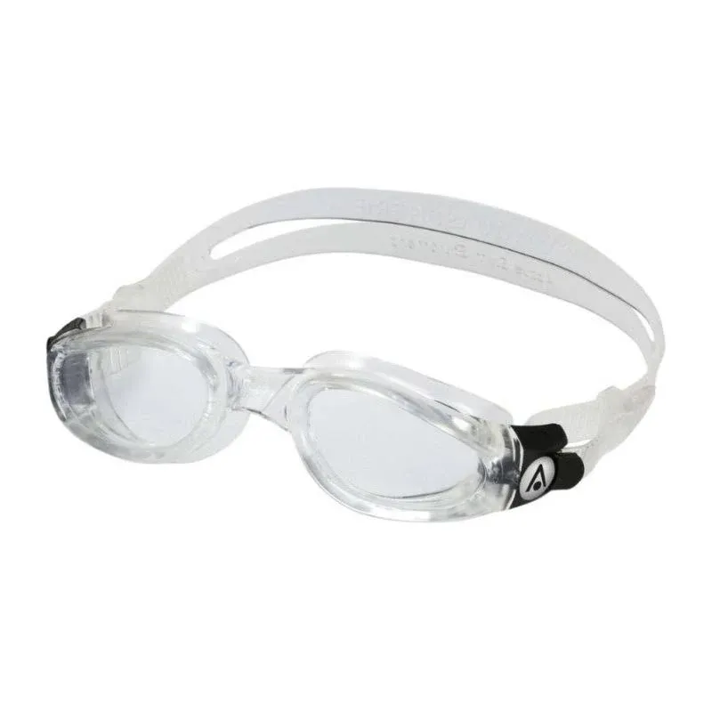 Aqua Sphere Kaiman Adult Swimming Goggles - The Original Curved Lens Goggle ...