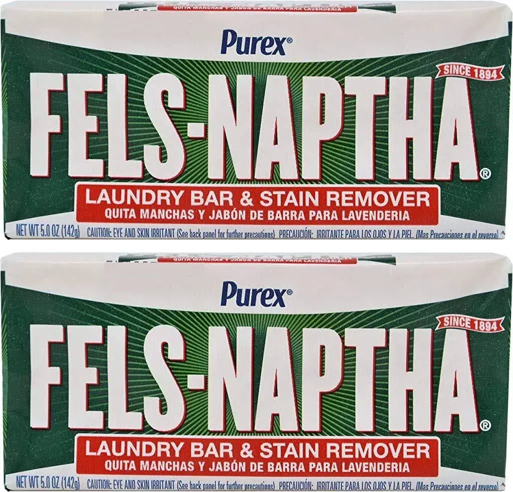 Fels Naptha Laundry Soap Bar - 5.0 oz - 2 PK