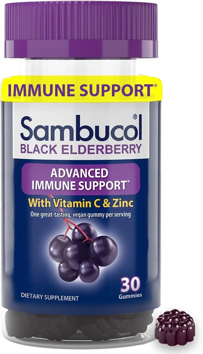 Sambucol Black Elderberry, Gummies - 30 gummies