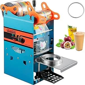 New VEVOR Manual  Bubble Tea Cup Sealer Machine 300-500 Cup/h Sealing Machine