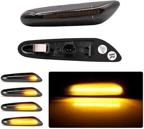 For BMW E46 E90 E60 E82 E88 Dynamic LED Side Marker Blinker Turn Signal Light