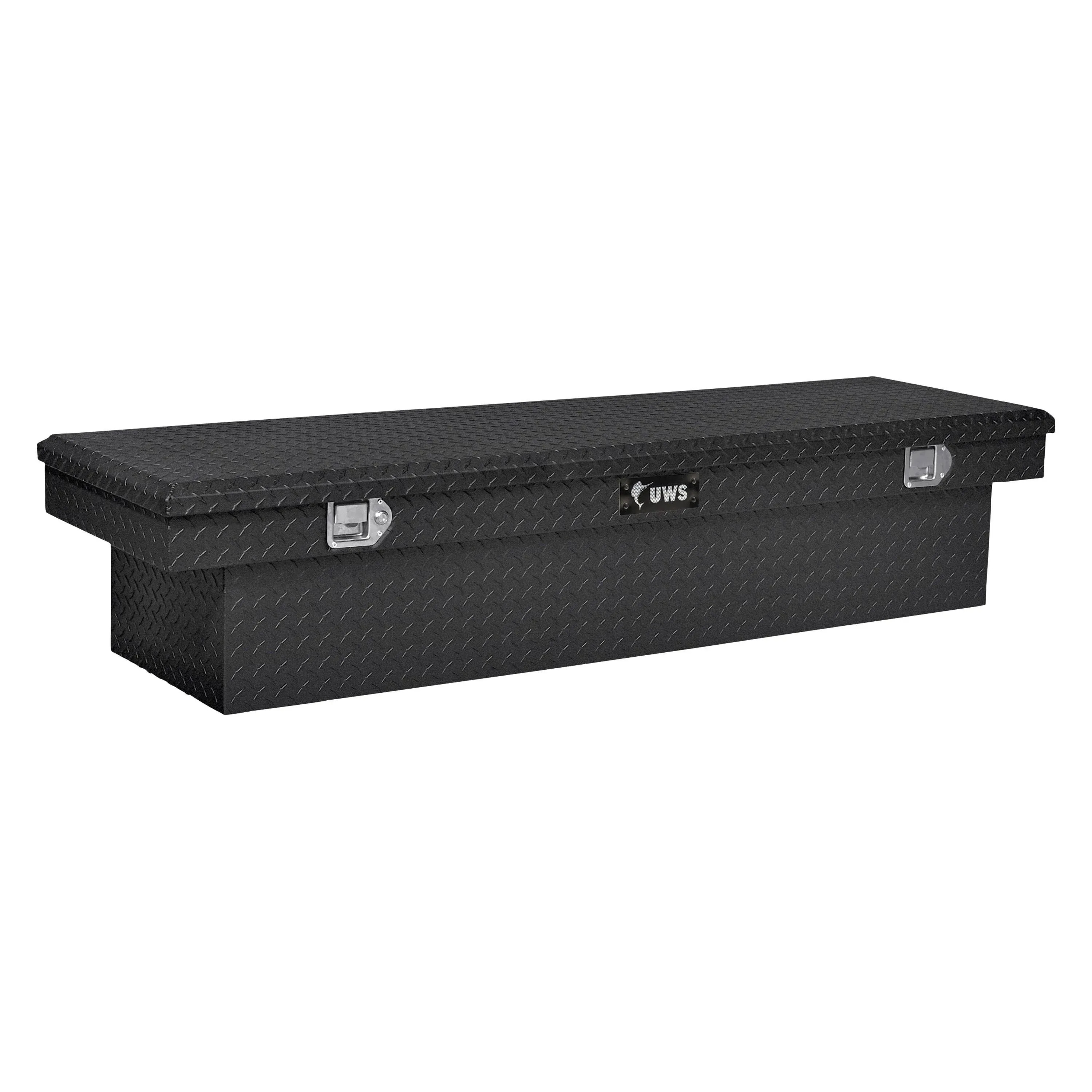 UWS Matte Black Aluminum 69&#034; Crossover Truck Tool Box X TBS-69-MB