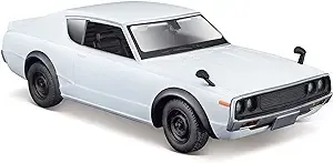 1973 Nissan Skyline 2000Gt-R (Kpgc110) White "Special Edition" Series 1/24 Diecast Model Car By Maisto