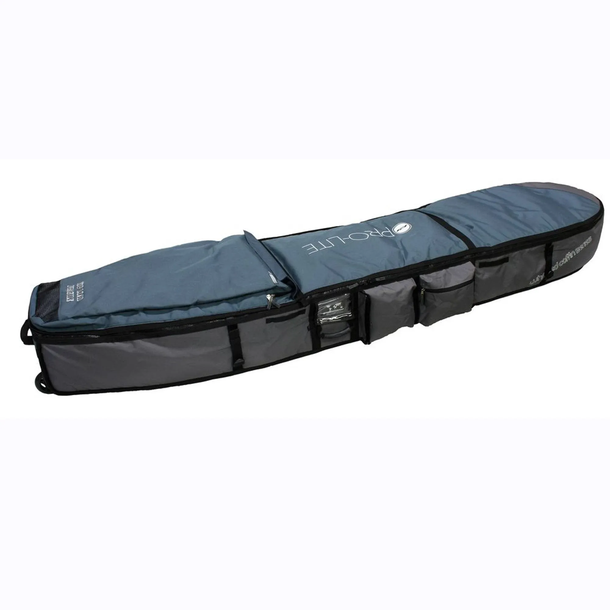 Pro-Lite Wheeled Coffin Surfboard Travel Bag 2-4 Longboard