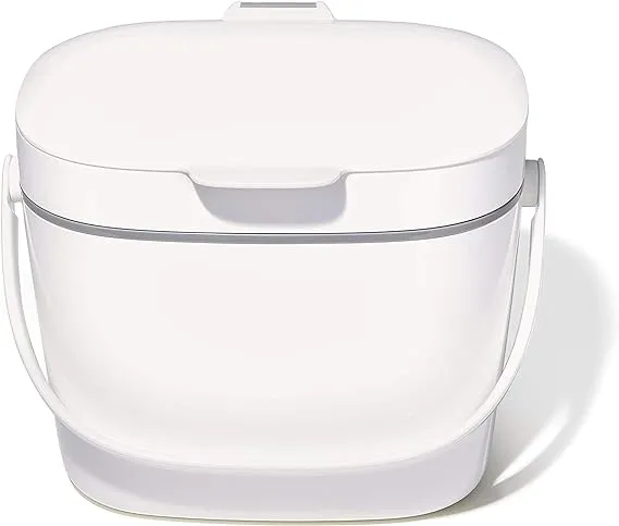 OXO Good Grips 1.75 Gallon Compost Bin In White