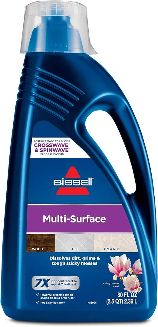 BISSELL Multi-Surface Floor Cleaning Formula for CrossWave & SpinWave Series