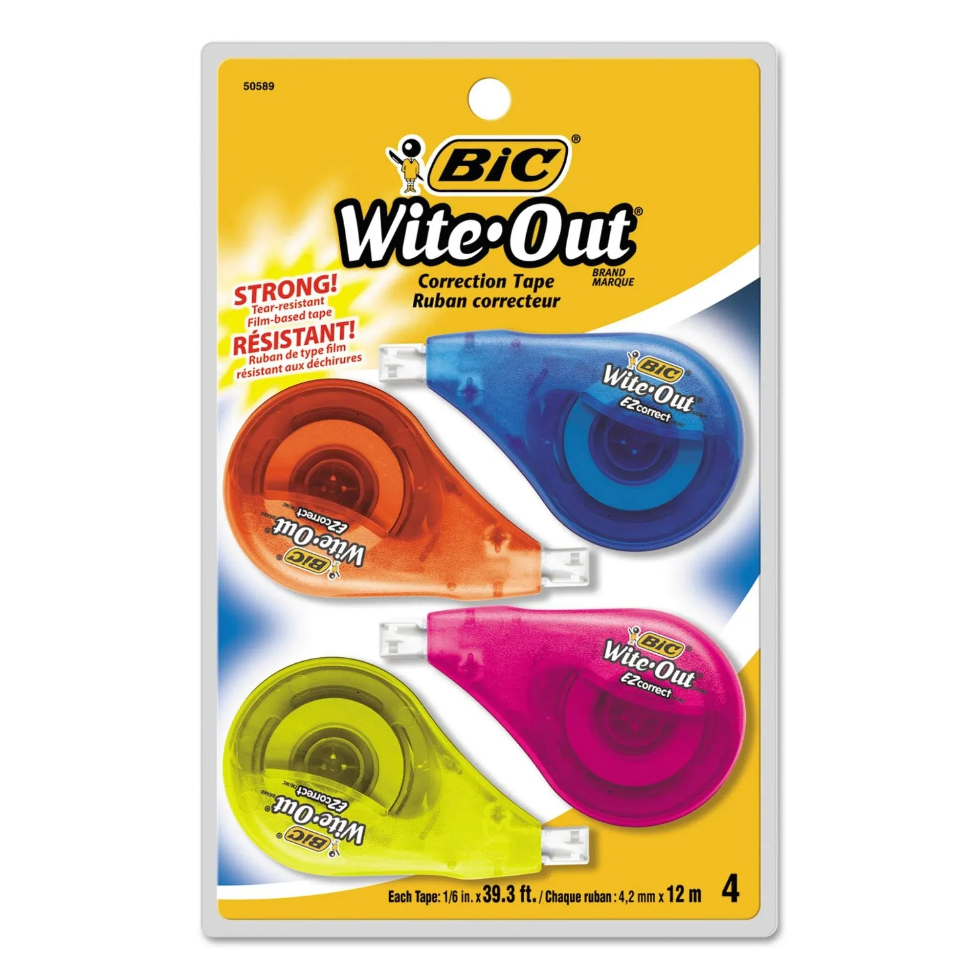 Wite-Out Correction Tape - 4 tapes