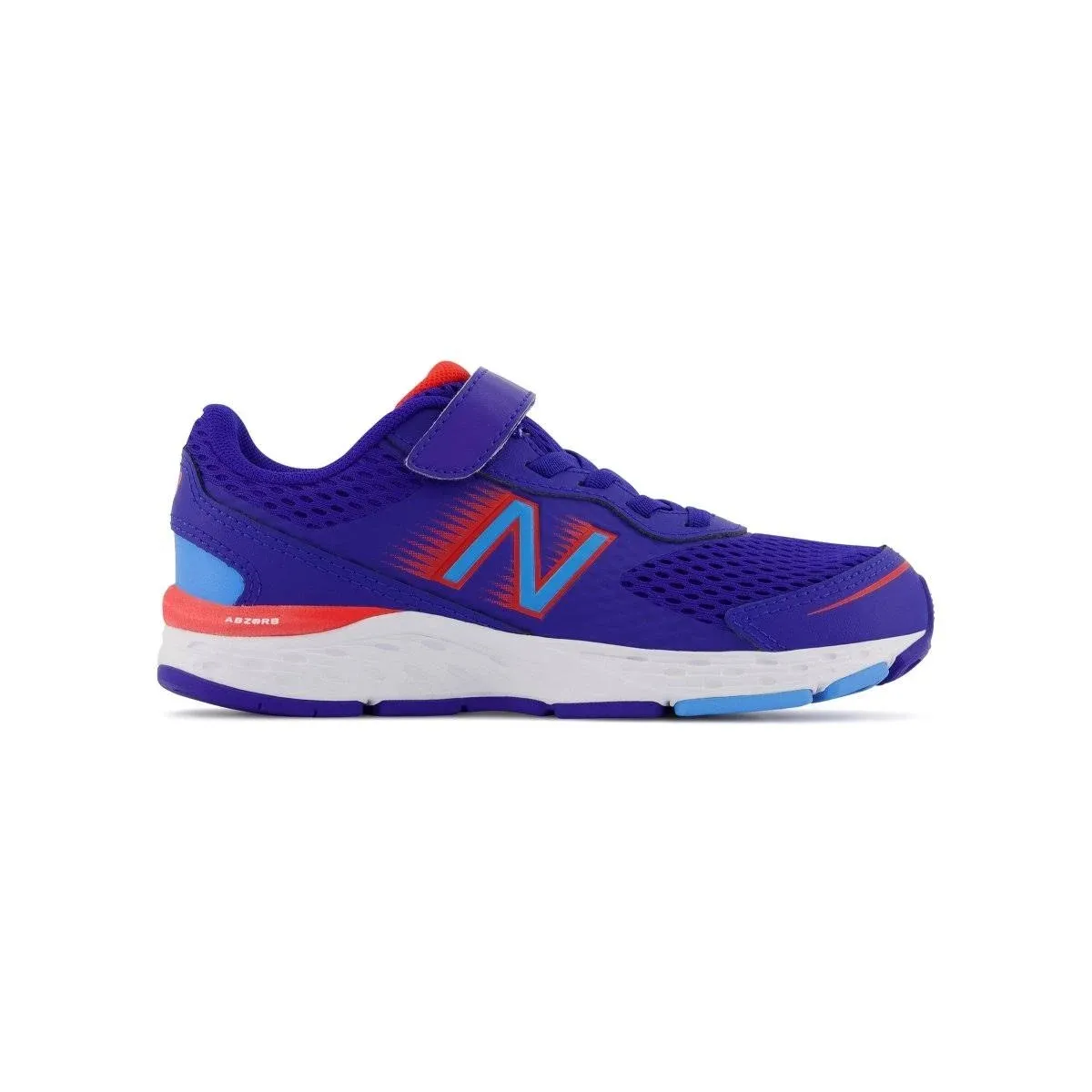 New Balance Kids' 680v6 Bungee Blue/Red - YA680BR6 - 2.5 - M