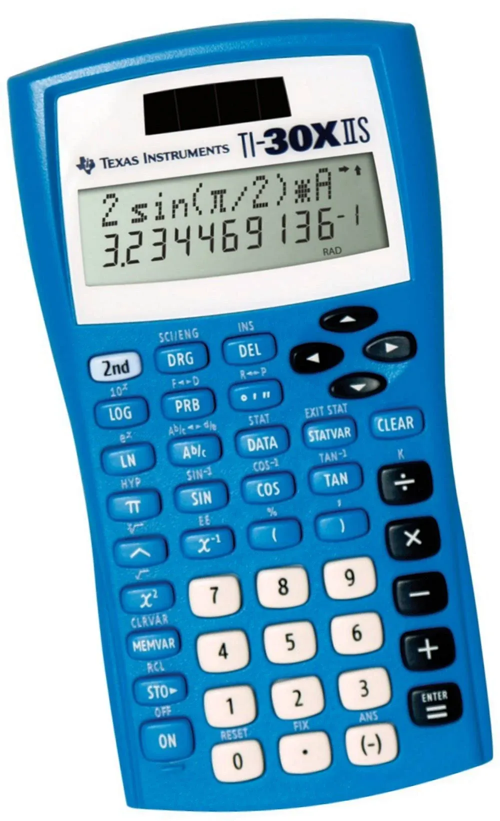 Texas Instruments Ti-30xiis Scientific Calculator Blue