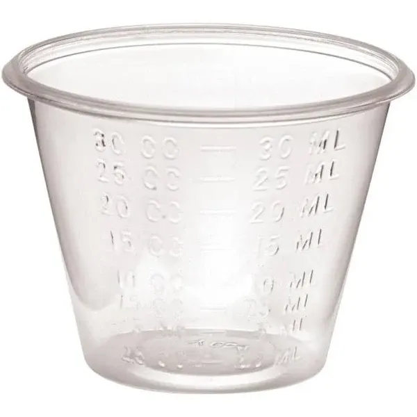 Medline Non-Sterile Graduated Plastic Medicine Cups