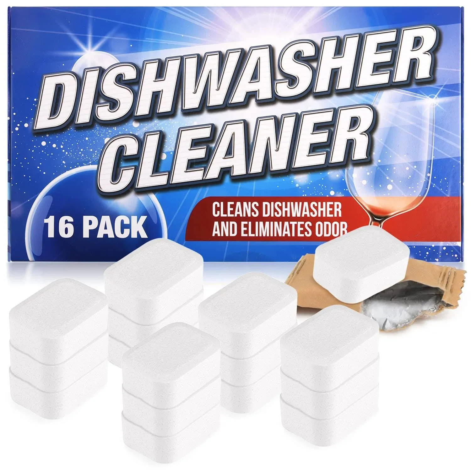 Impresa Dishwasher Cleaner and Deodorizer - 16 Tablets - Eliminates Limescale and ...