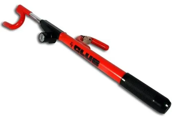 The Club 1000 Original Steering Wheel Lock, Red 