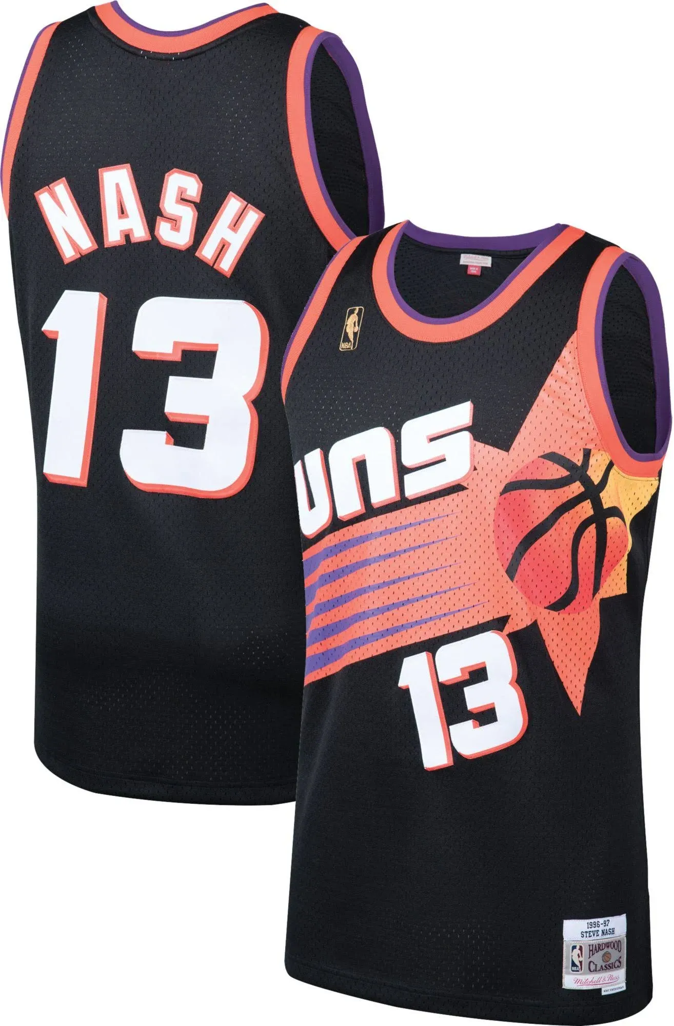 Phoenix Suns Steve Nash Black Swingman Jersey