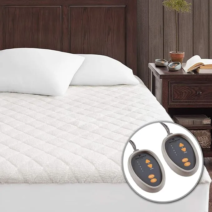 Electric Heated Faux Shearling Mattress Pad - Woolrich