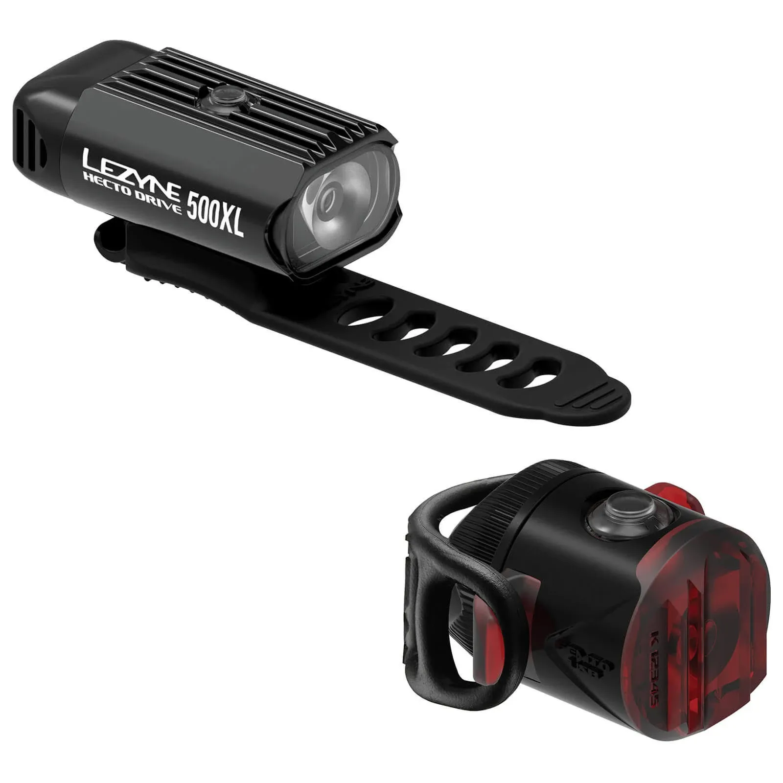 Lezyne Hecto 500XL/Femto Headlight/Taillight Set - Black