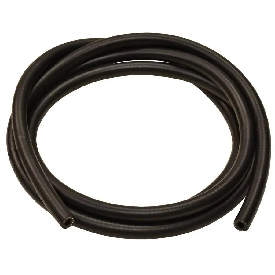 Rubber Fuel Line with 1/4 inch ID 10 Ft 98595 Black Fast Shipping