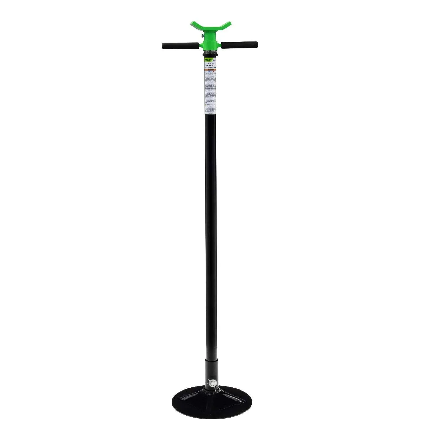 Lift Jack Support Stand with 1,500 lbs. Under Hoist Capacity &amp; Adjustable Saddle