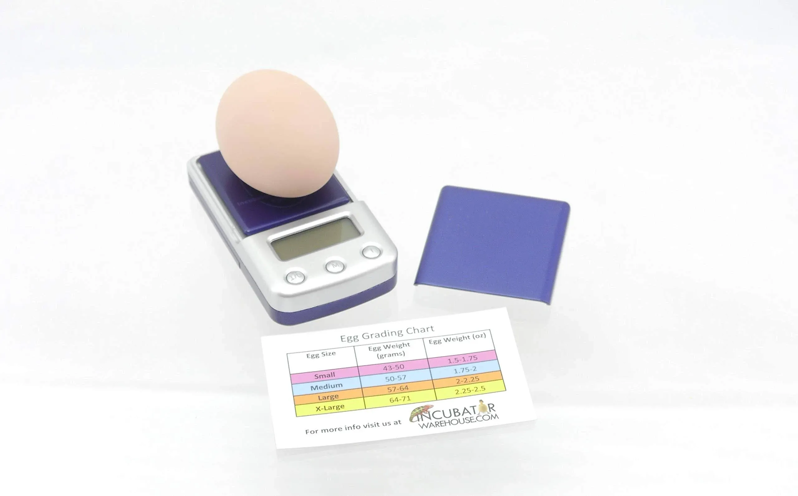 Digital Egg Scale - Accurate Humidity Measurement and Egg Sizing