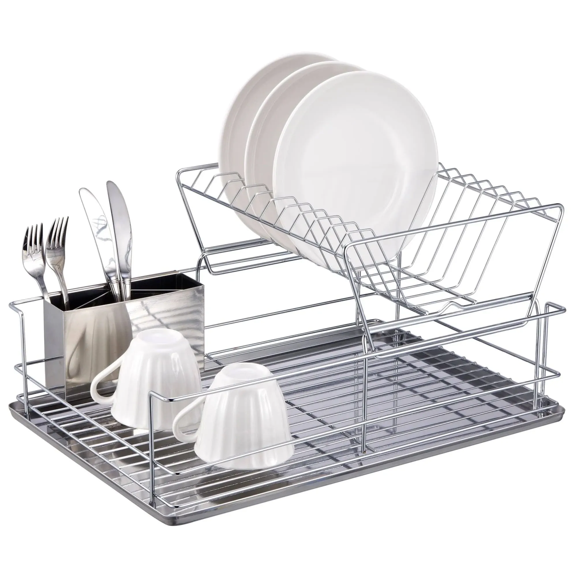 Home Basics 2-Tier Dish Rack