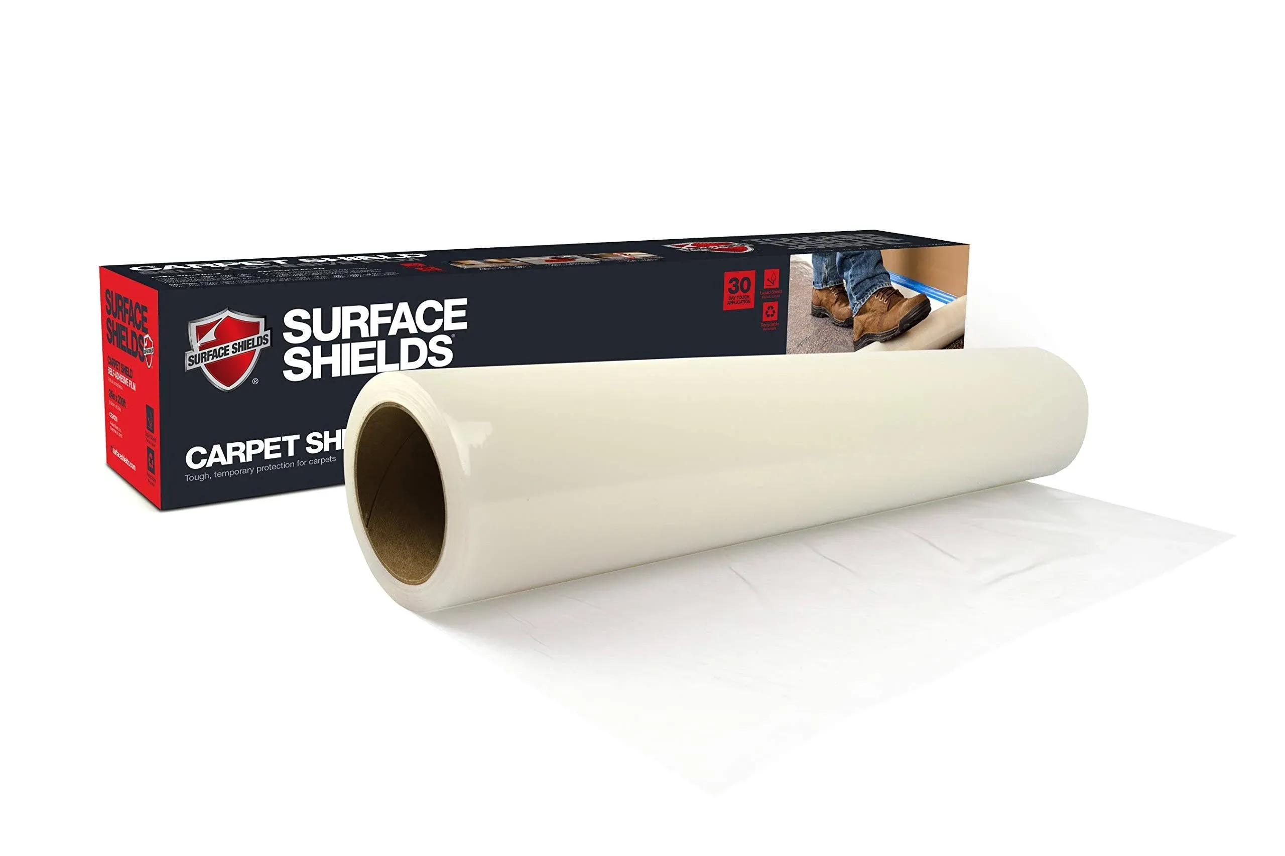 Surface Shields Carpet Protection 36 in. x 200 ft. Clear