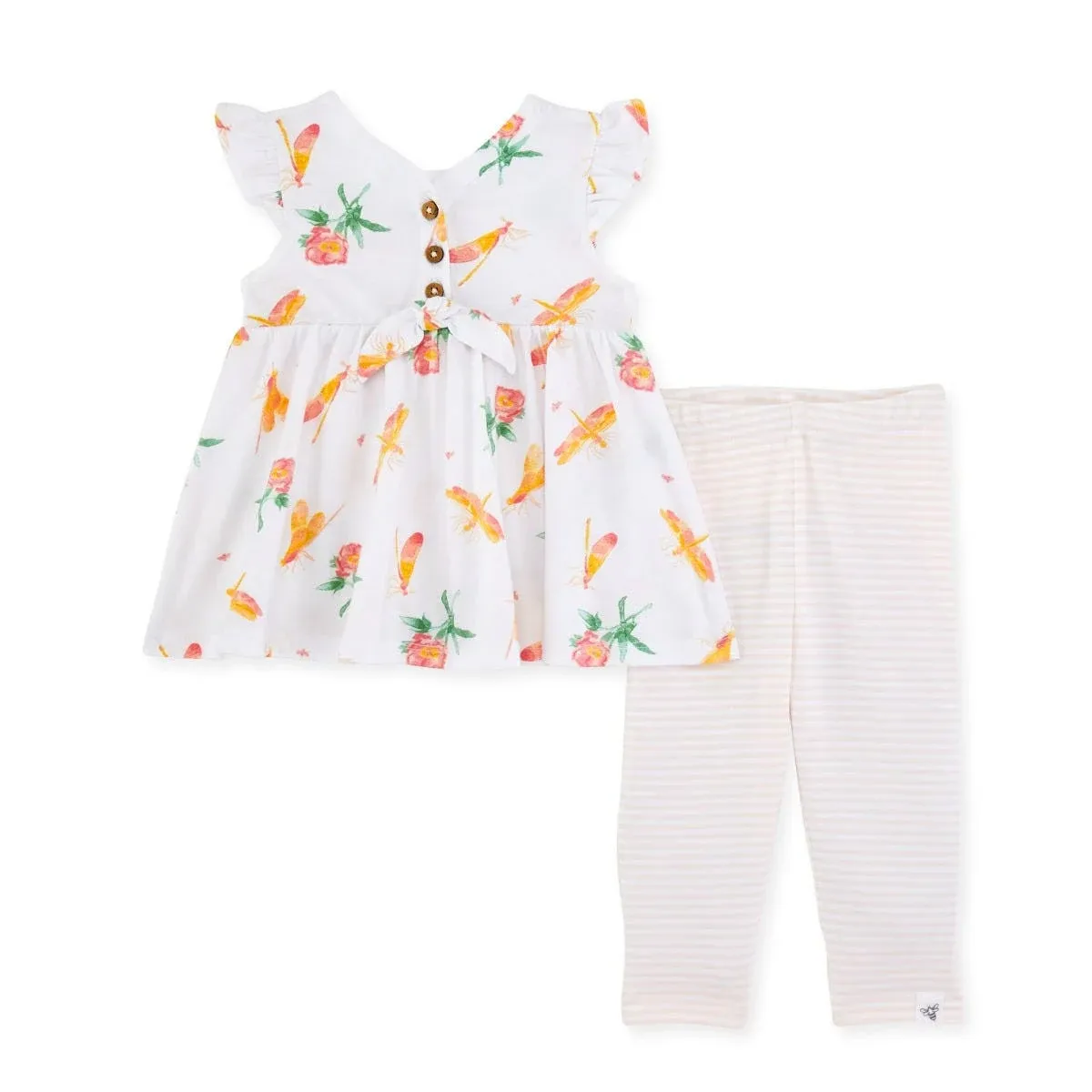 Burt's Bees Baby Vintage Dragonfly Organic Tunic & Legging Set