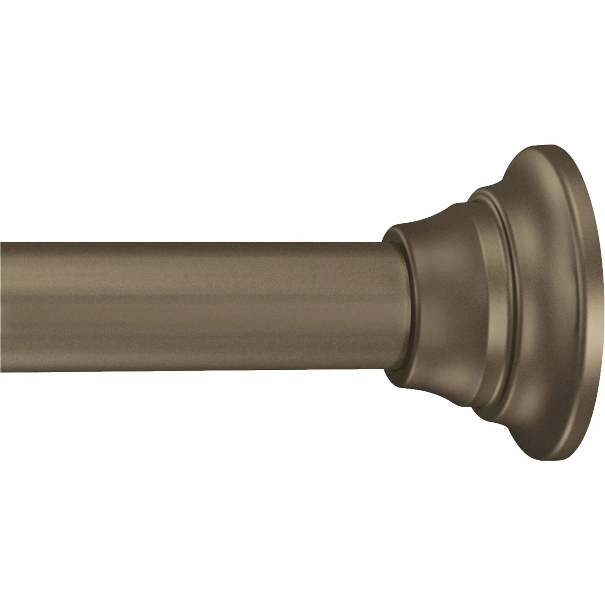 Moen TR1000OWB 44-72-Inch Adjustable Tension Mounted Straight Shower Curtain Rod, Old World Bronze