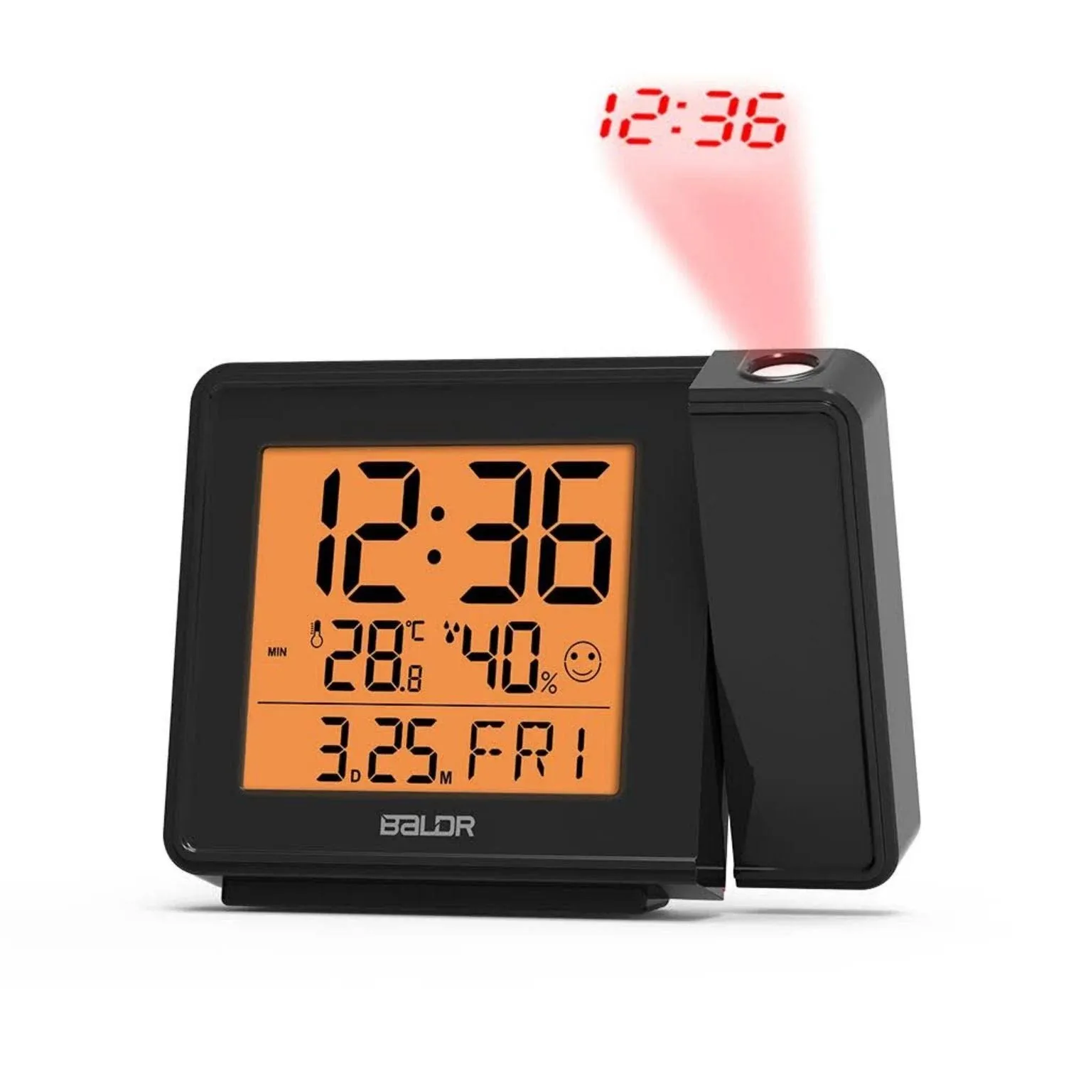 Baldr Digital Time Projection Alarm Clock