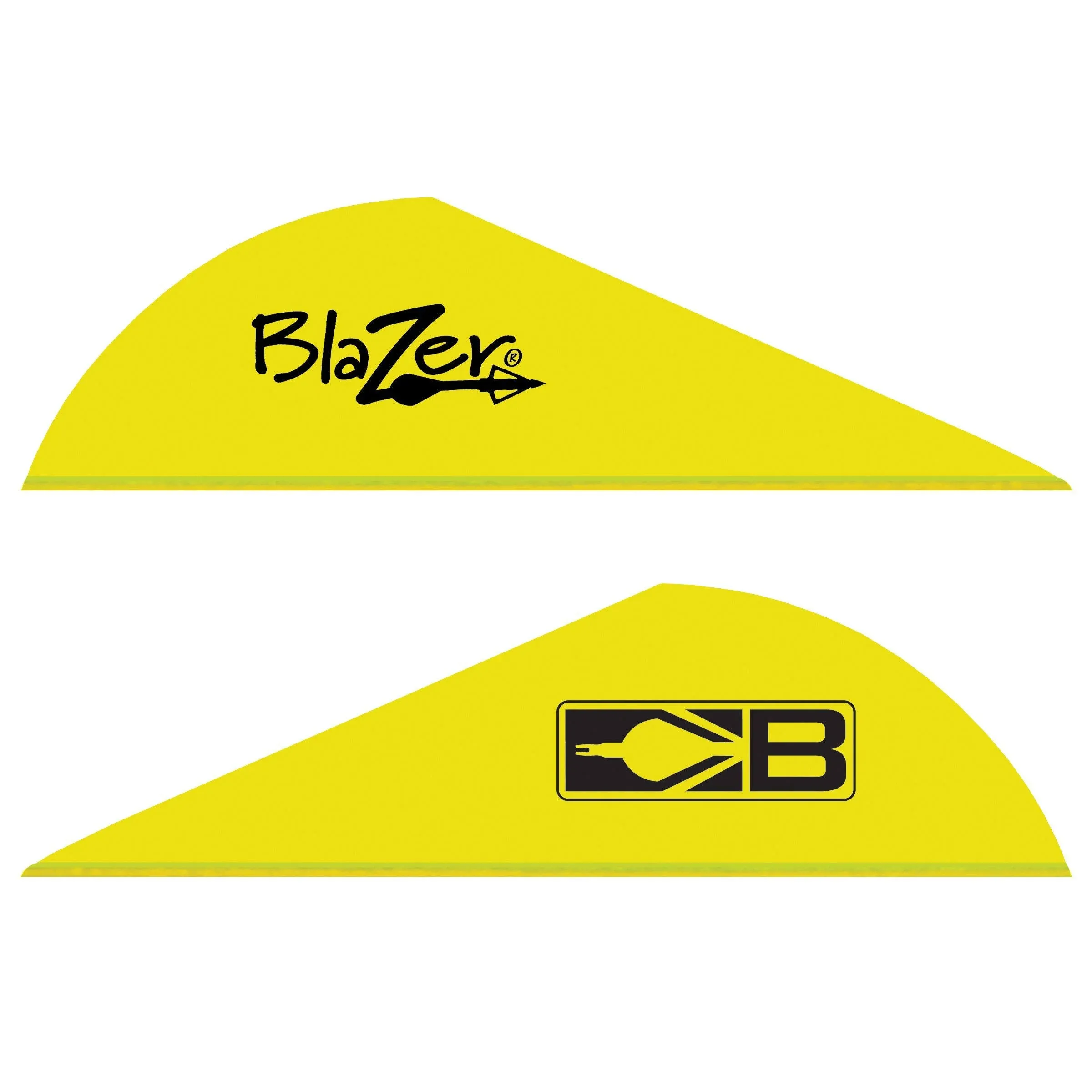 Bohning Blazer Vanes 2" Neon Yellow