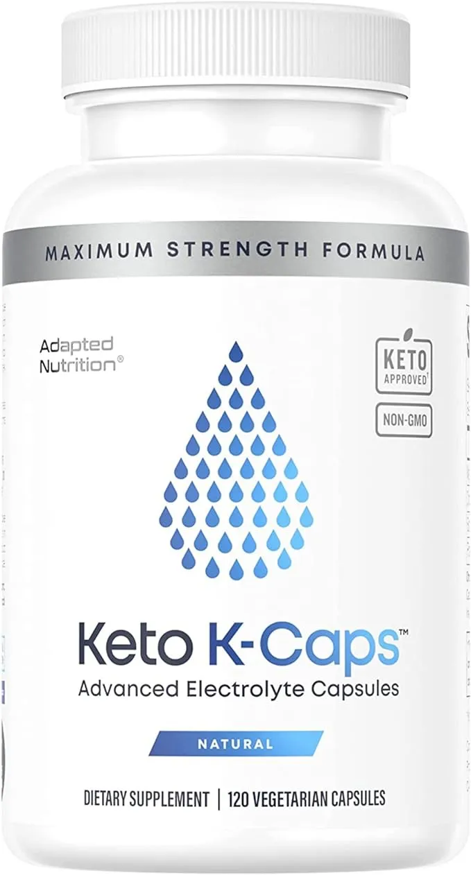 Keto K-Caps Electrolyte Hydrate Fast & Beat Leg Cramps 120 Capsules
