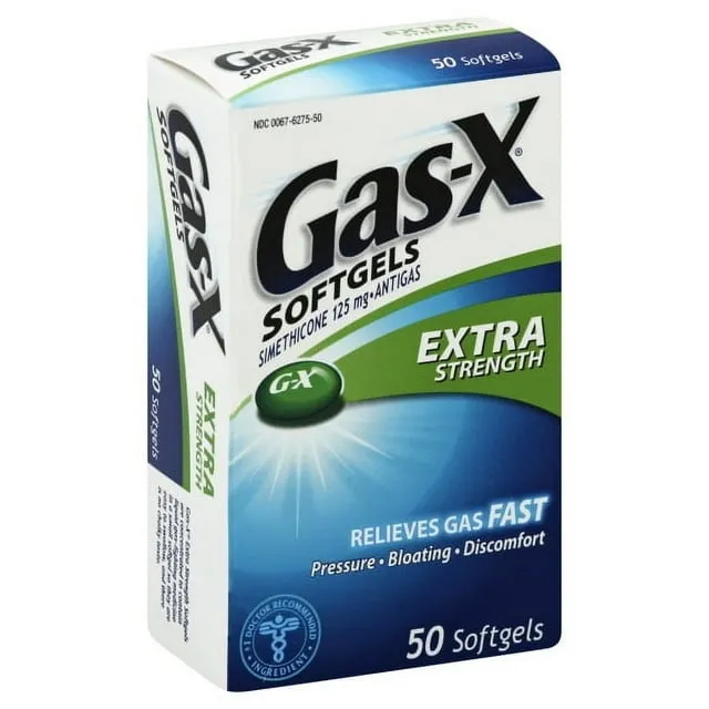 Gas-X Extra Strength Gas Relief Softgels 72 Count