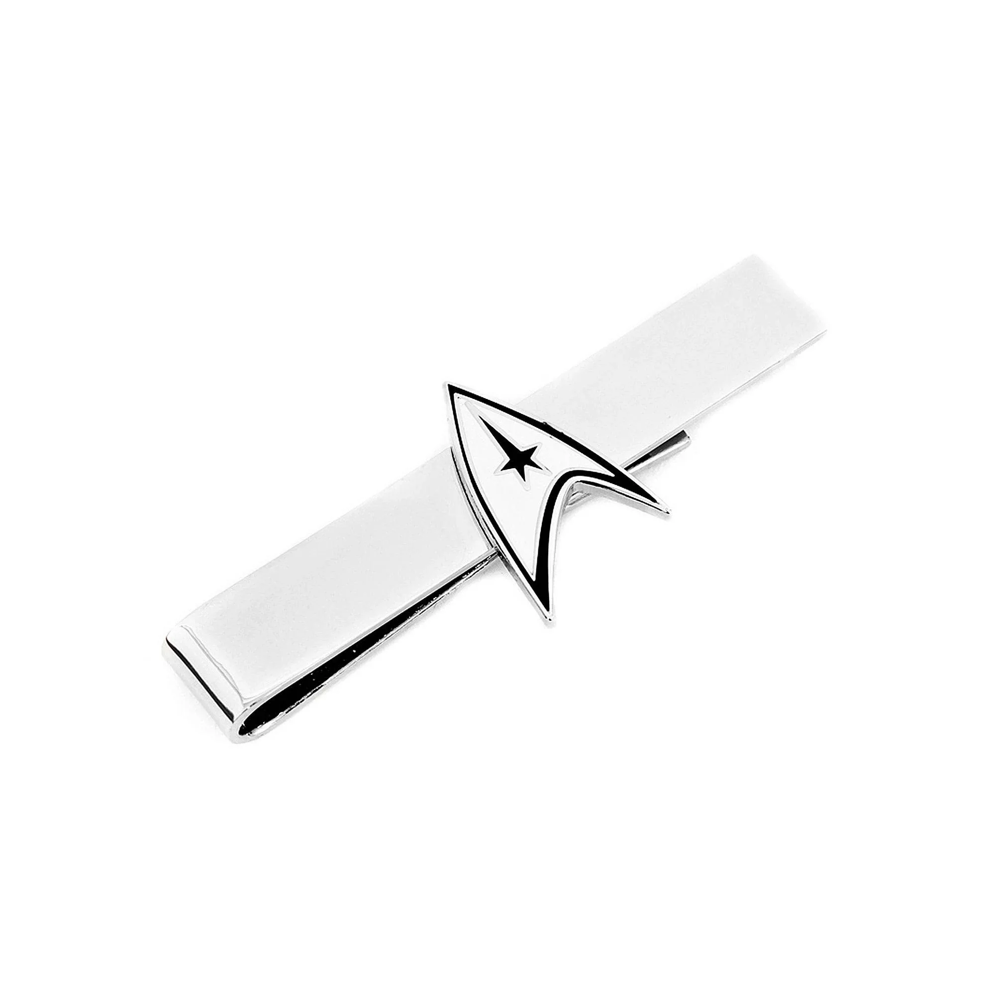 Star Trek Delta Shield Tie Bar In Silver