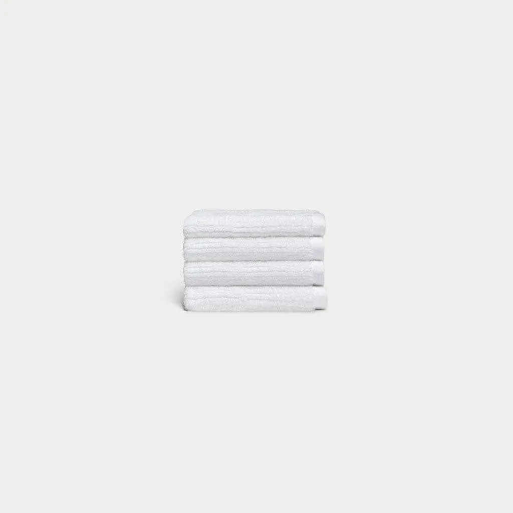 Ribbed Terry Washcloths