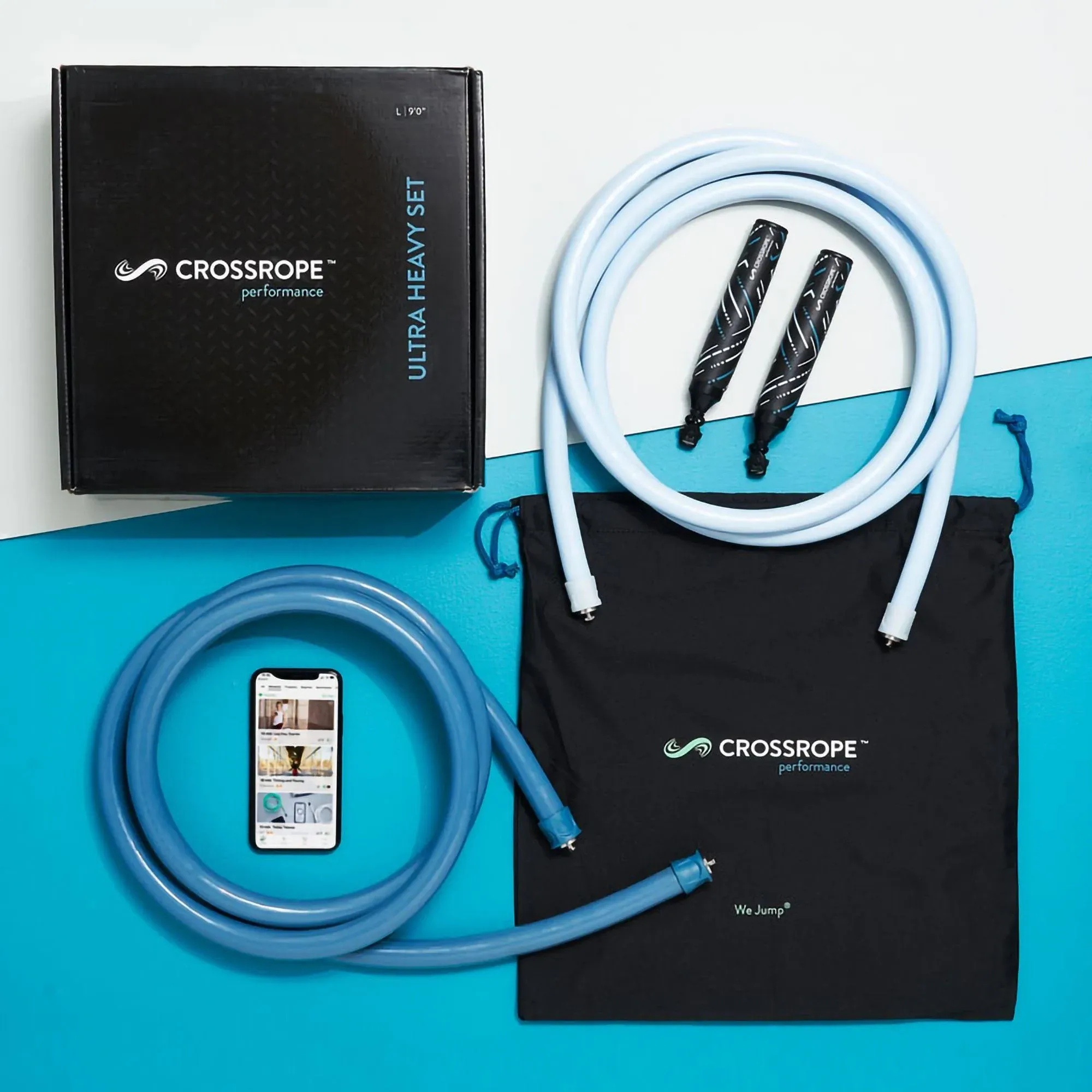 Ultra Heavy Performance Jump Rope Set | Crossrope L