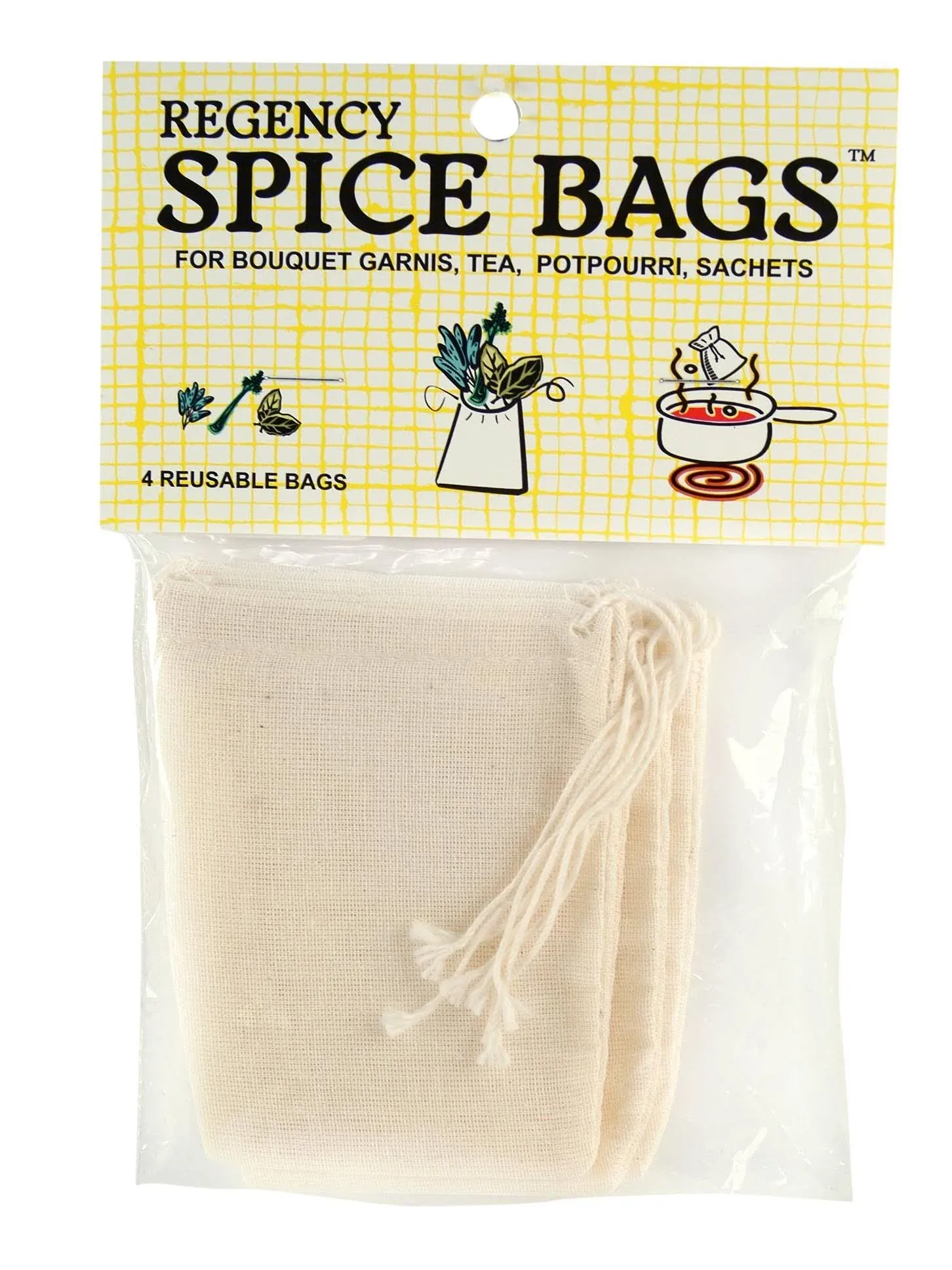 Regency Spice Bag – Set of 4