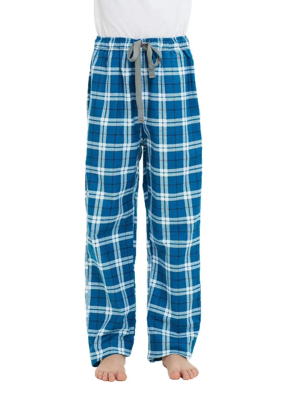 HiddenValor Big Boys Cotton Pajama Lounge Pants (Cyan Blue XL)