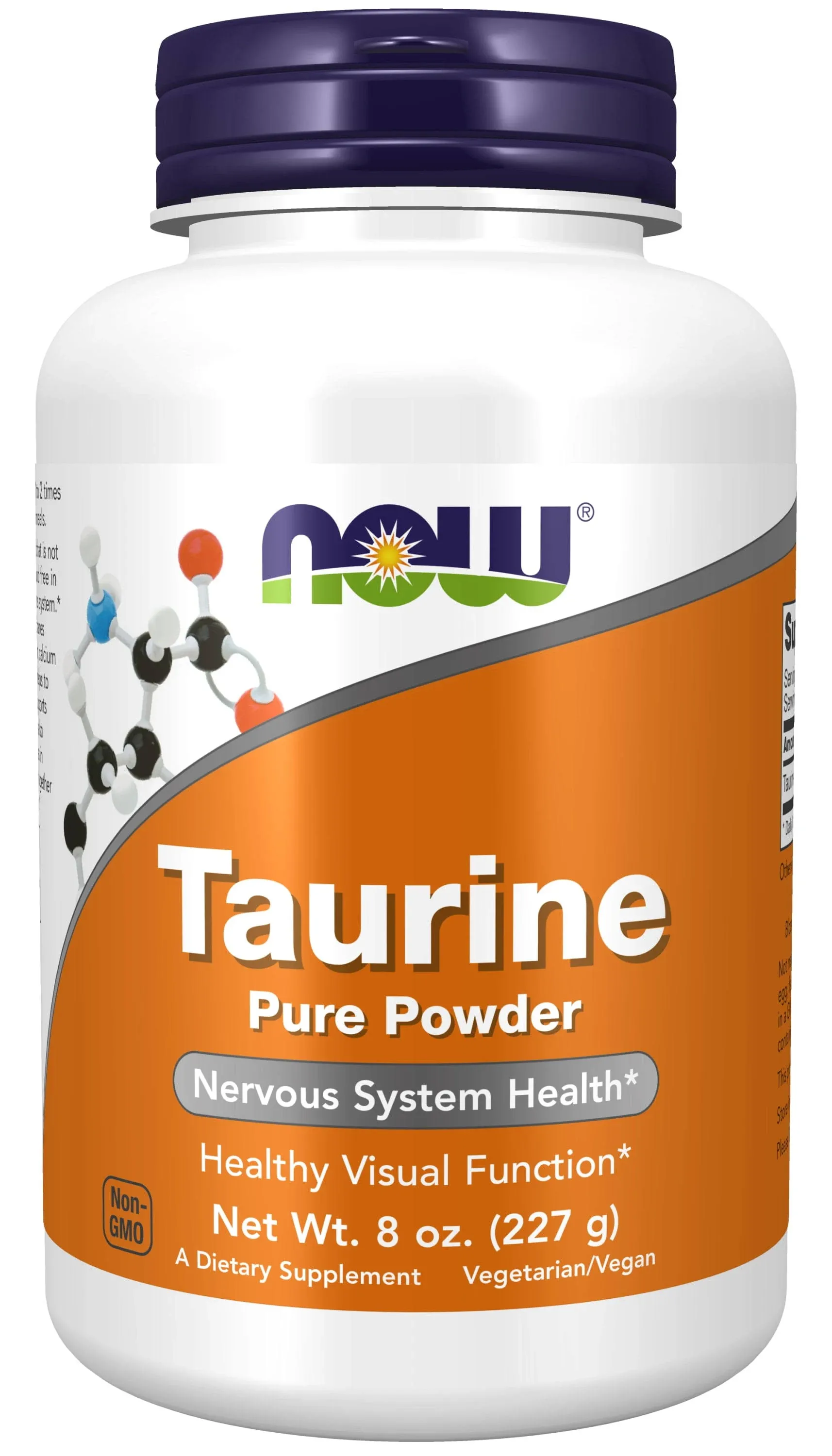 Now Taurine Pure Powder - 8 oz