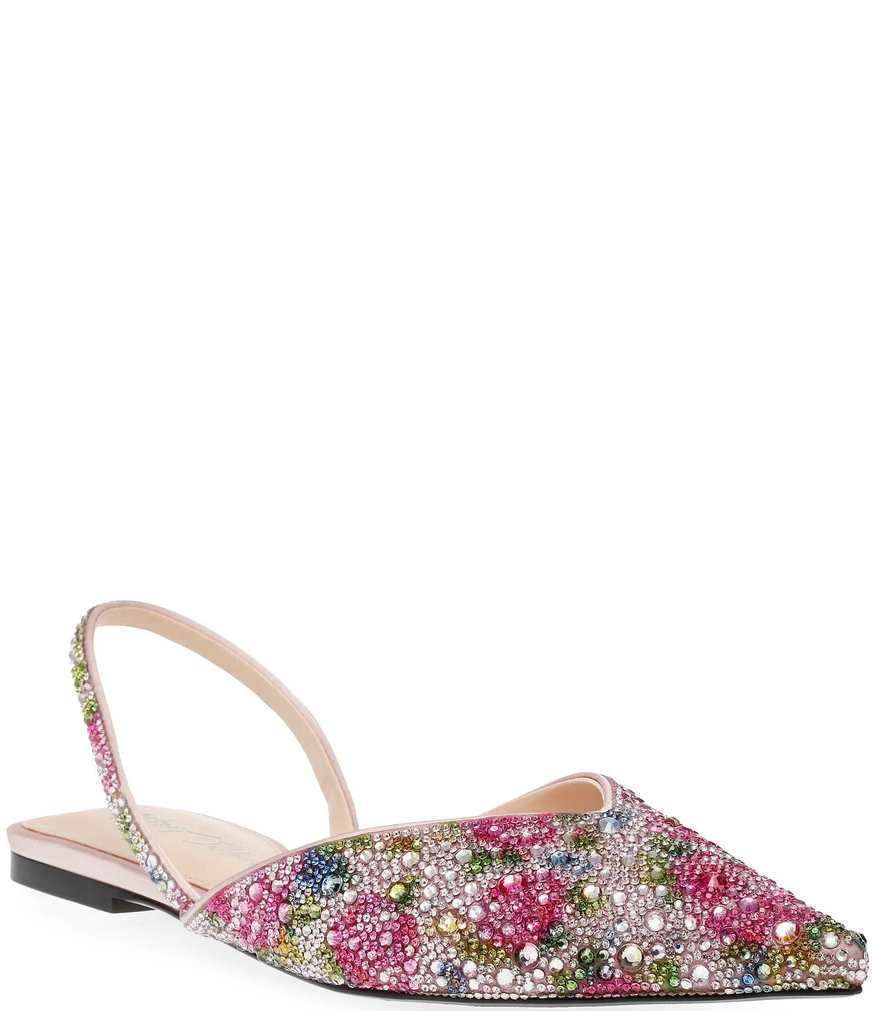 Betsey Johnson Women's Vance Pearl Slingback Flats