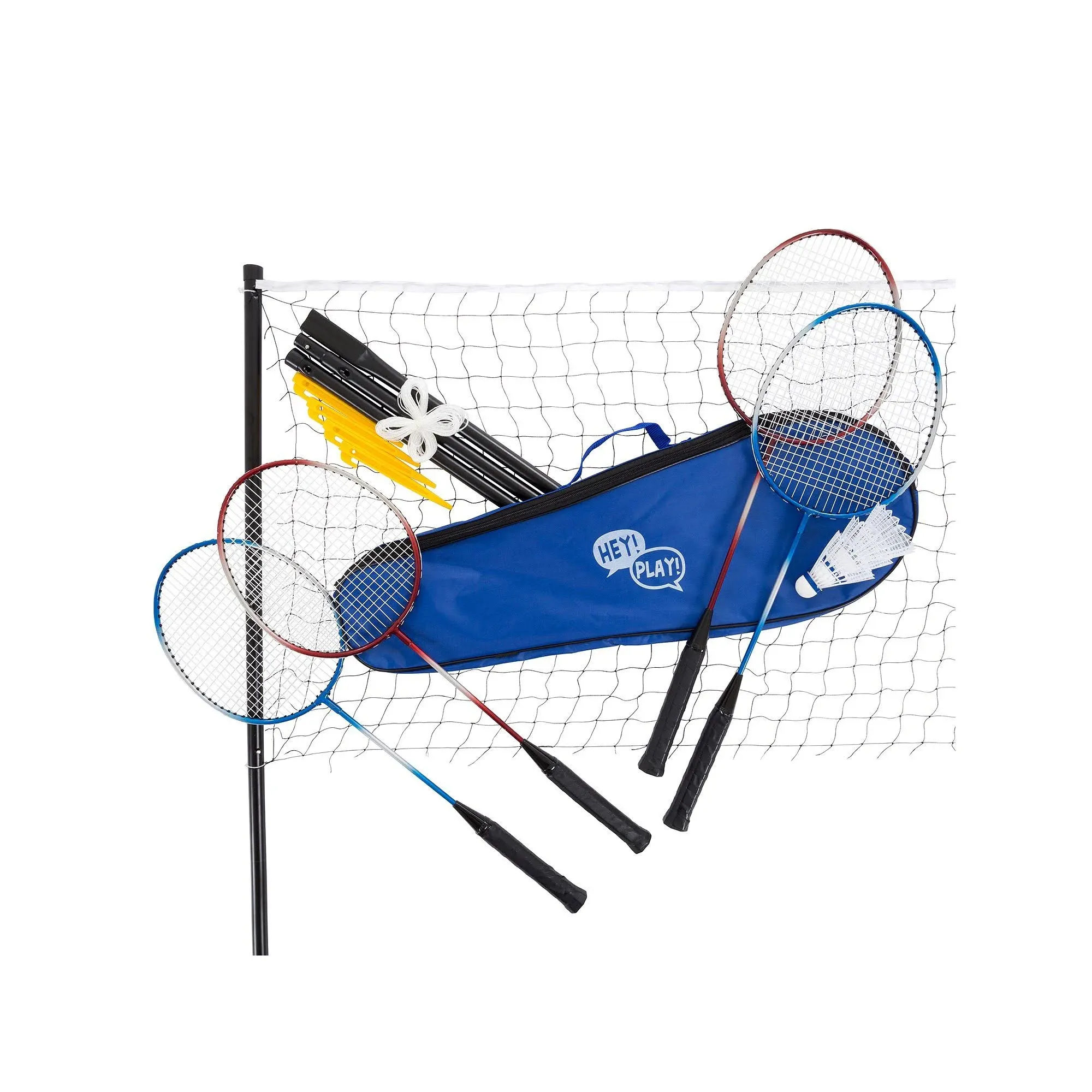 Hey! Play! Badminton Set Complete Outdoor Game