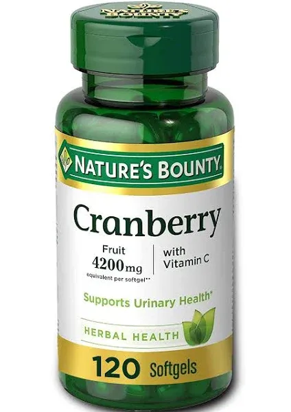 Nature's Bounty Cranberry Fruit Softgels