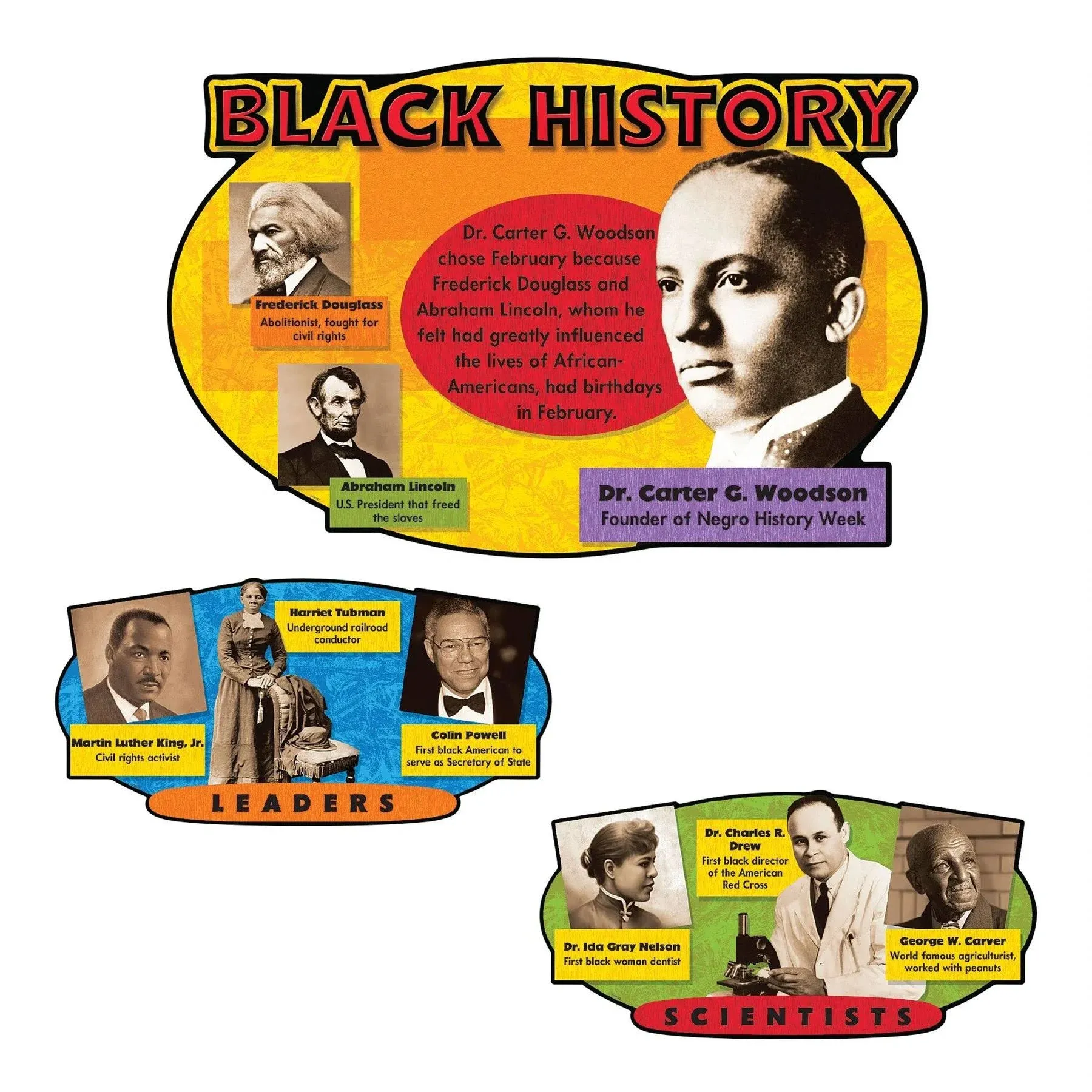 Trend Enterprises Black History Bulletin Board Set