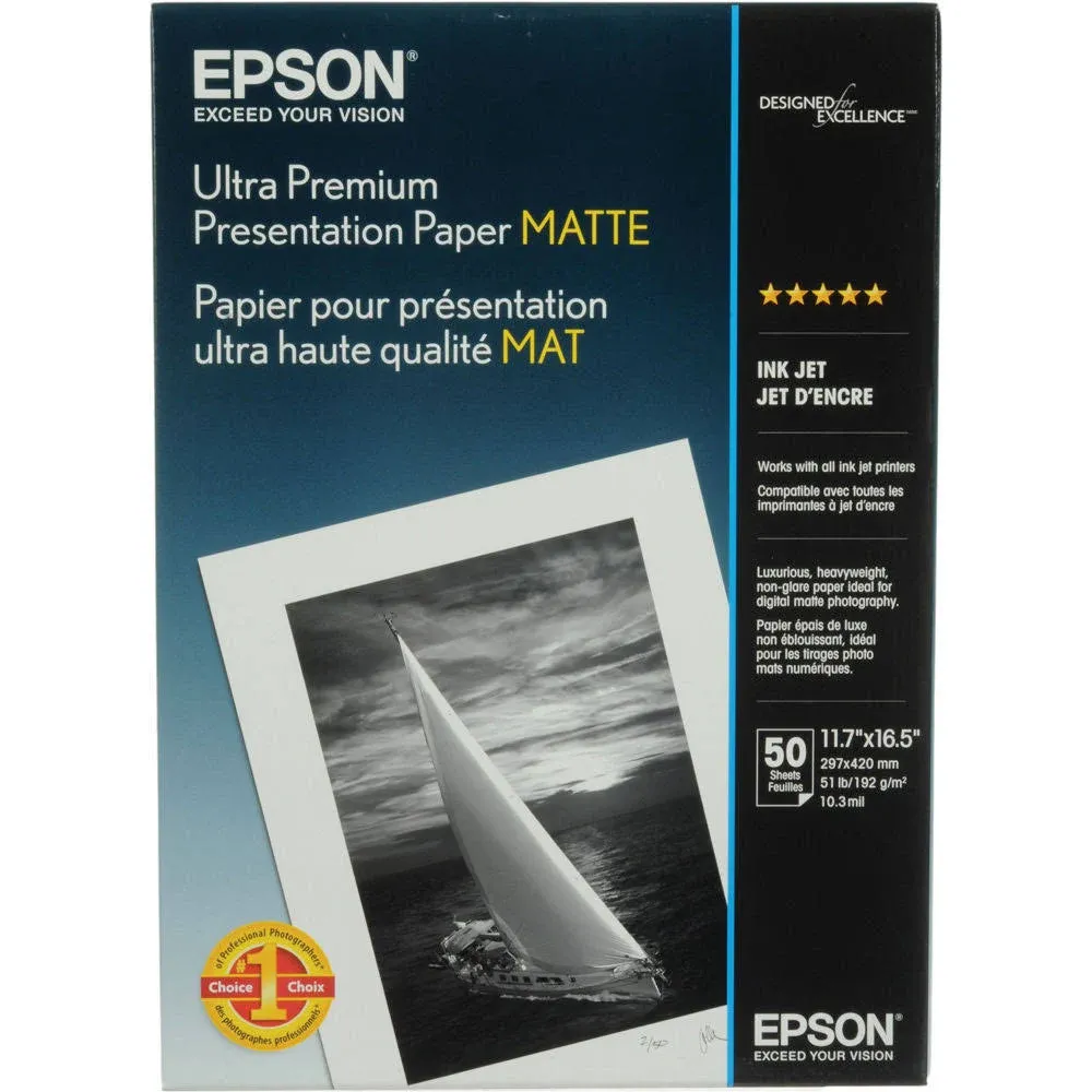 Epson Ultra Premium Matte Presentation Paper