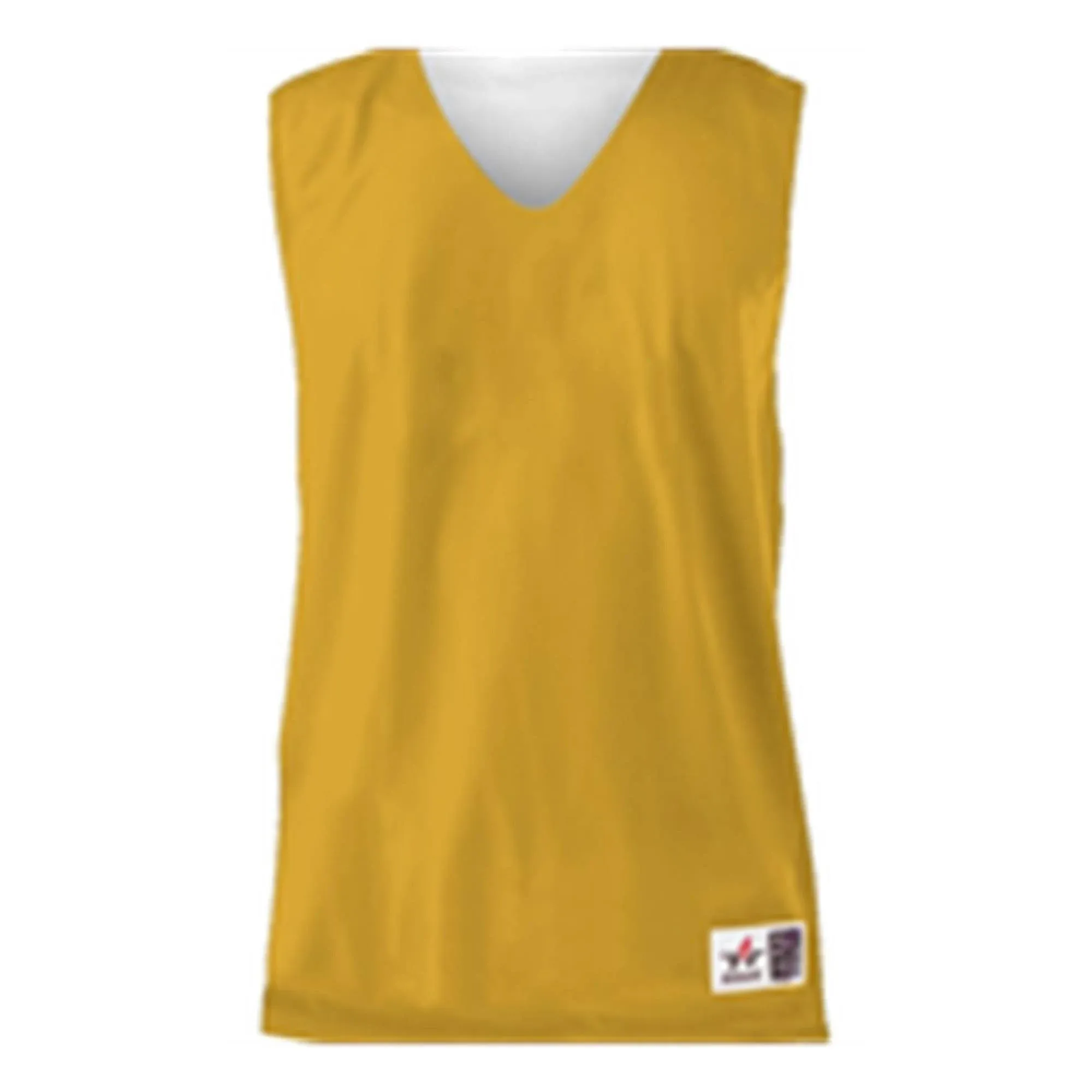 Alleson Athletic Youth Reversible Mesh Tank - L / Black/ Gold