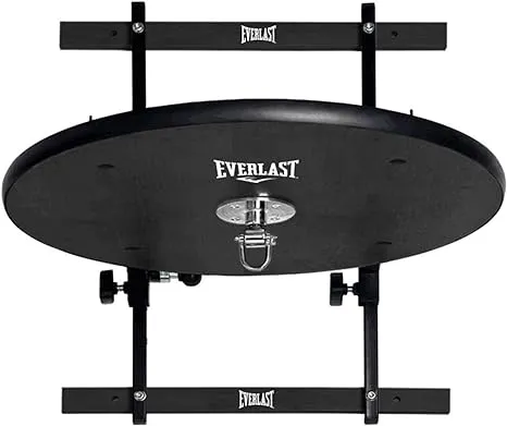 Everlast Adjustable Wooden Swiveling Speed Bag Platform with Full Rubber Edge