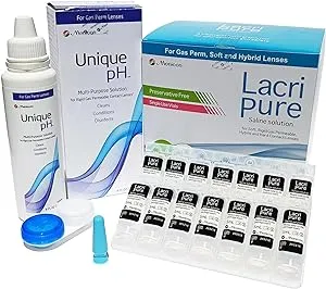 Menicon LacriPure 98, Unique pH 4 Oz, DMV Scleral Lens Remover Bundle