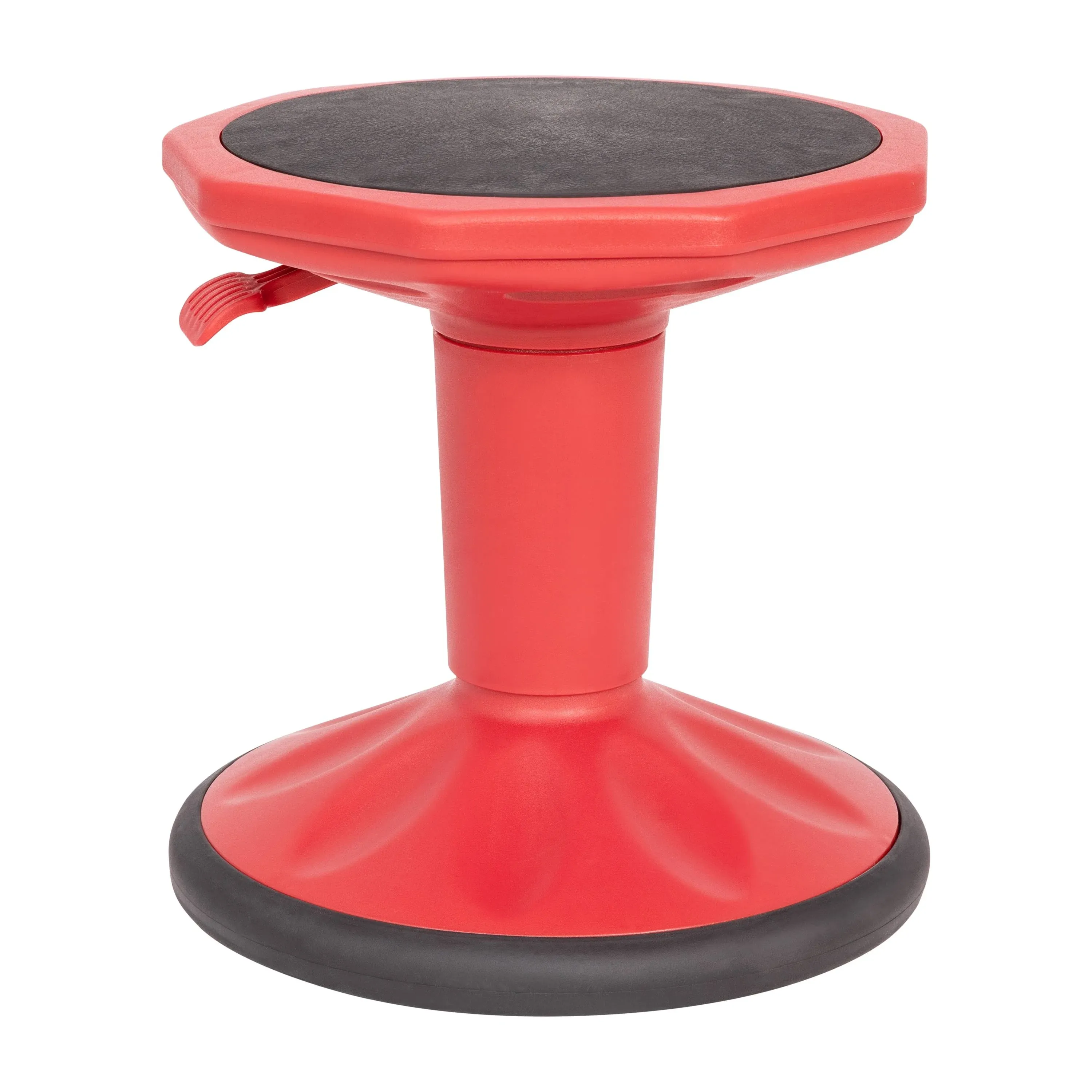 Red Carter Adjustable Height Active Learning Stool