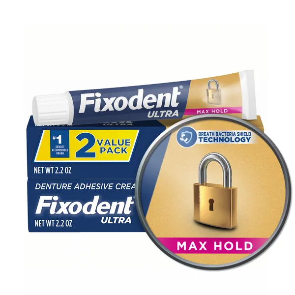Fixodent Ultra Max Hold Denture Adhesive
